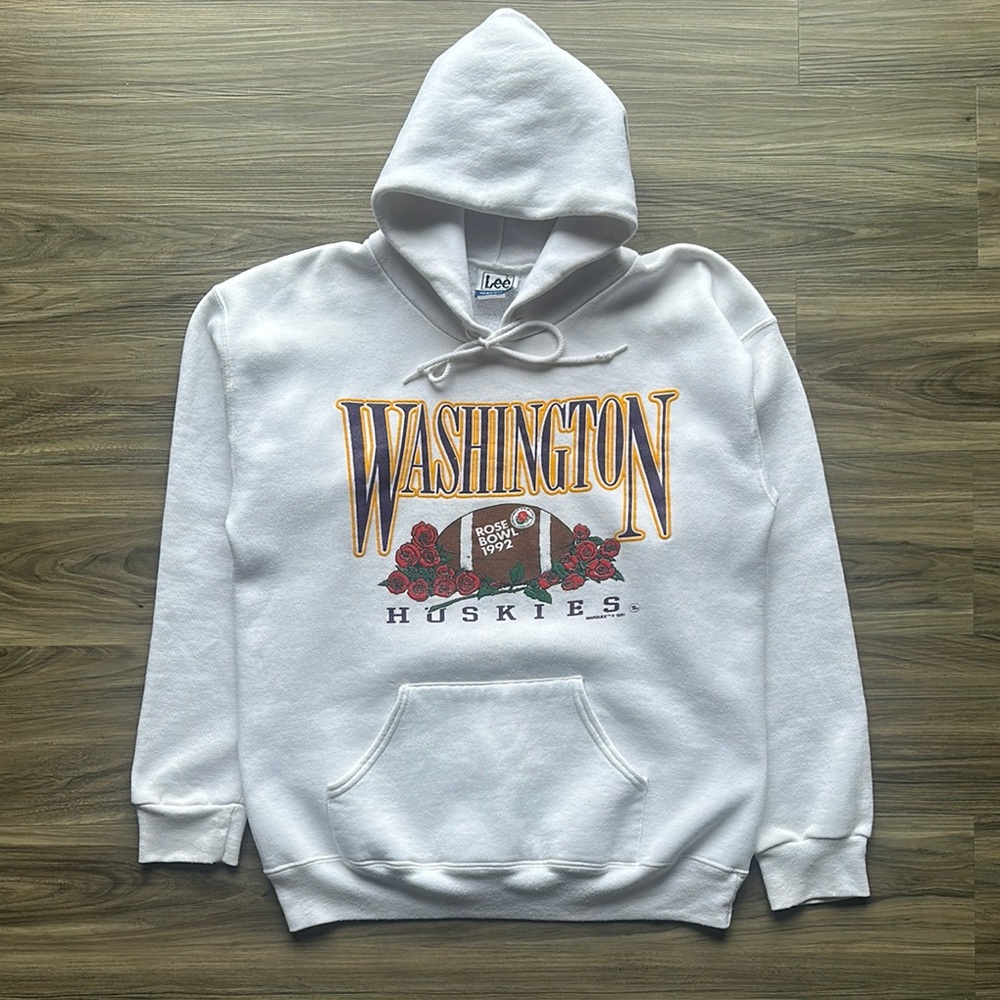 Vintage 1992 Washington Huskies RoseBowl Hoodie